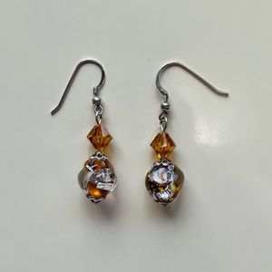 Brand New Swarovski Crystal Dangle Earrings